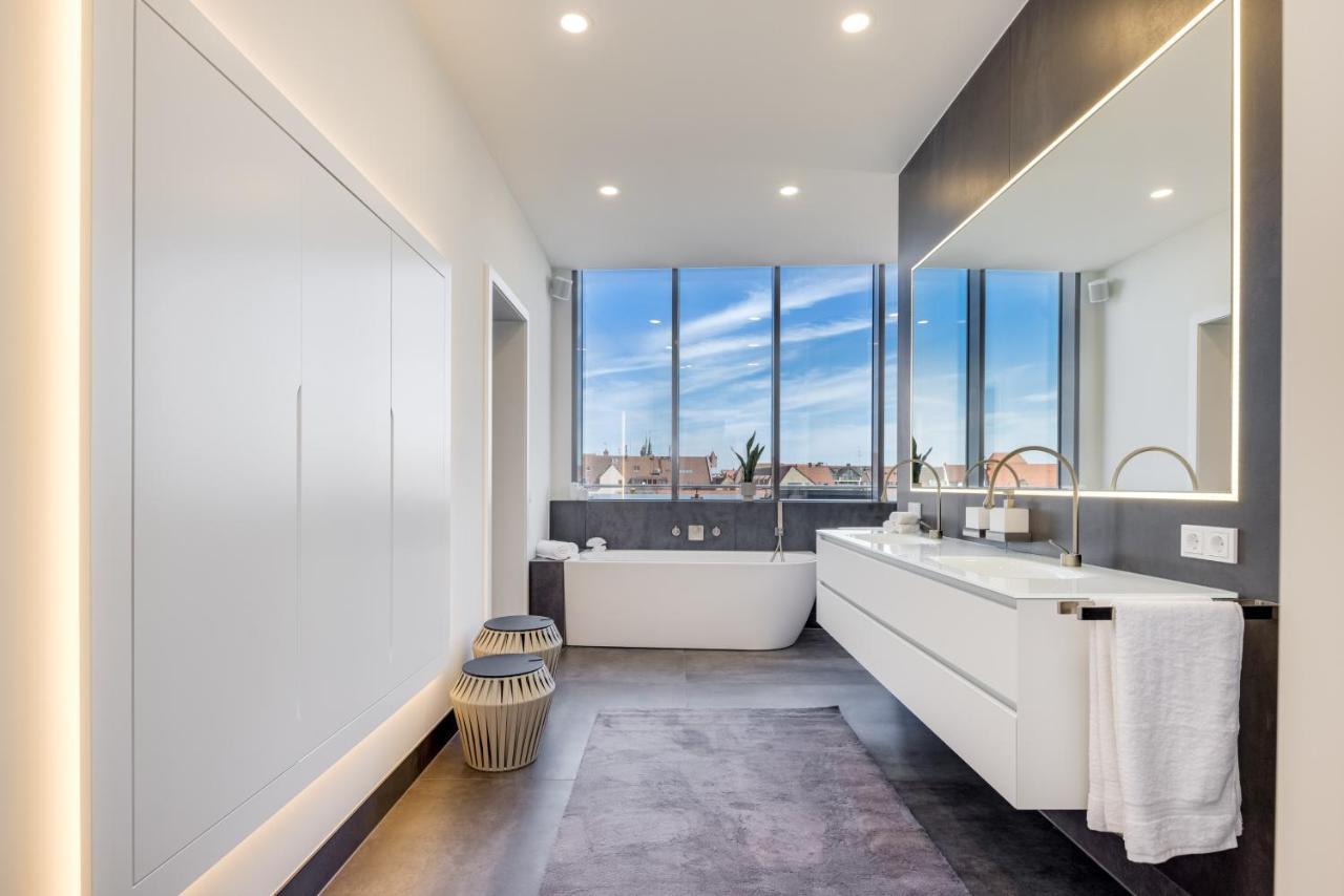 Luxus Penthouse Ueber Den Daechern Von Nuernberg Ngoại thất bức ảnh