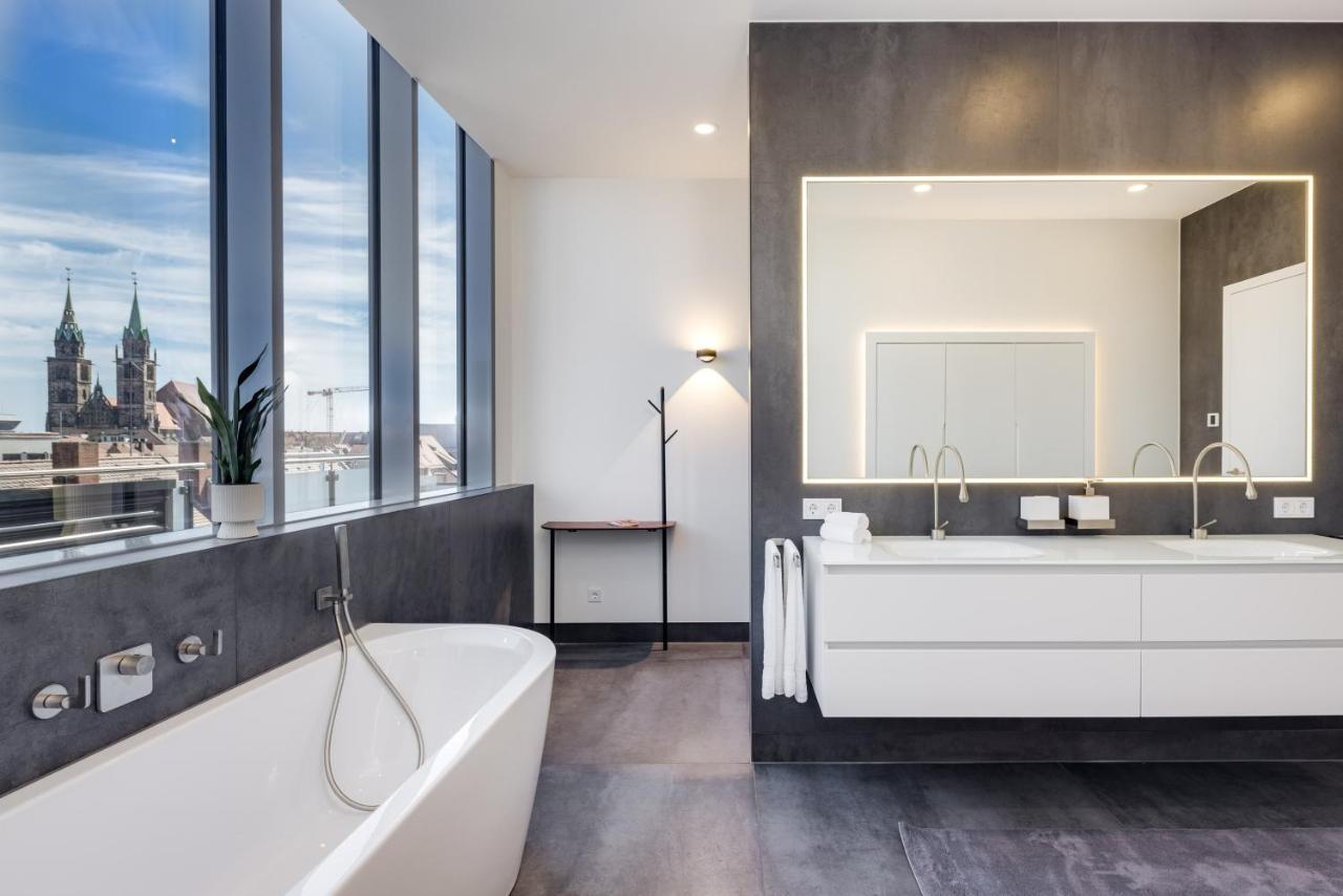 Luxus Penthouse Ueber Den Daechern Von Nuernberg Ngoại thất bức ảnh