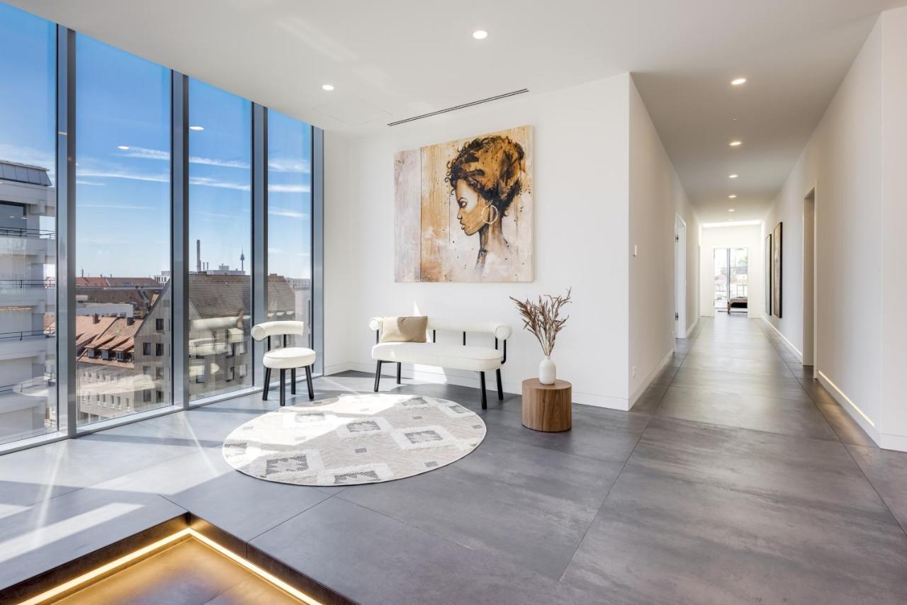 Luxus Penthouse Ueber Den Daechern Von Nuernberg Ngoại thất bức ảnh