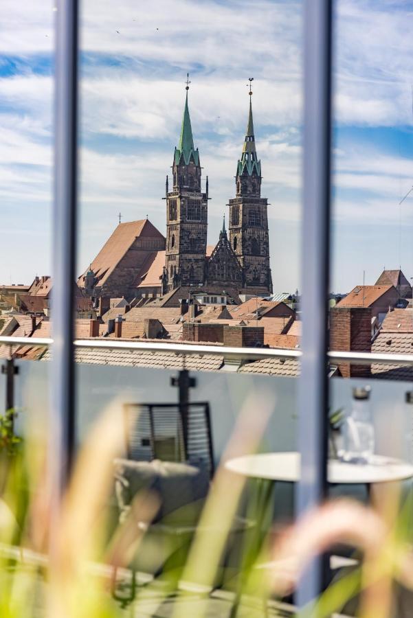 Luxus Penthouse Ueber Den Daechern Von Nuernberg Ngoại thất bức ảnh